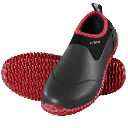 Hisea unisex rain boots - unisex, low