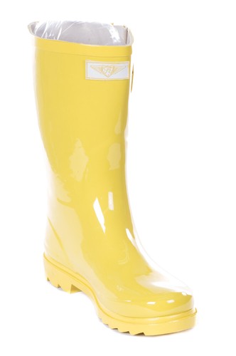 Women rubber rain boots - rubber,
